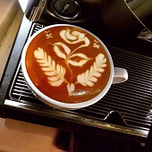 创意咖啡拉花系列【玫瑰花篇】