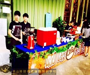 万荟时代咖啡拉花活动    学员实践