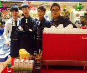 新大新百货咖啡拉花活动实践