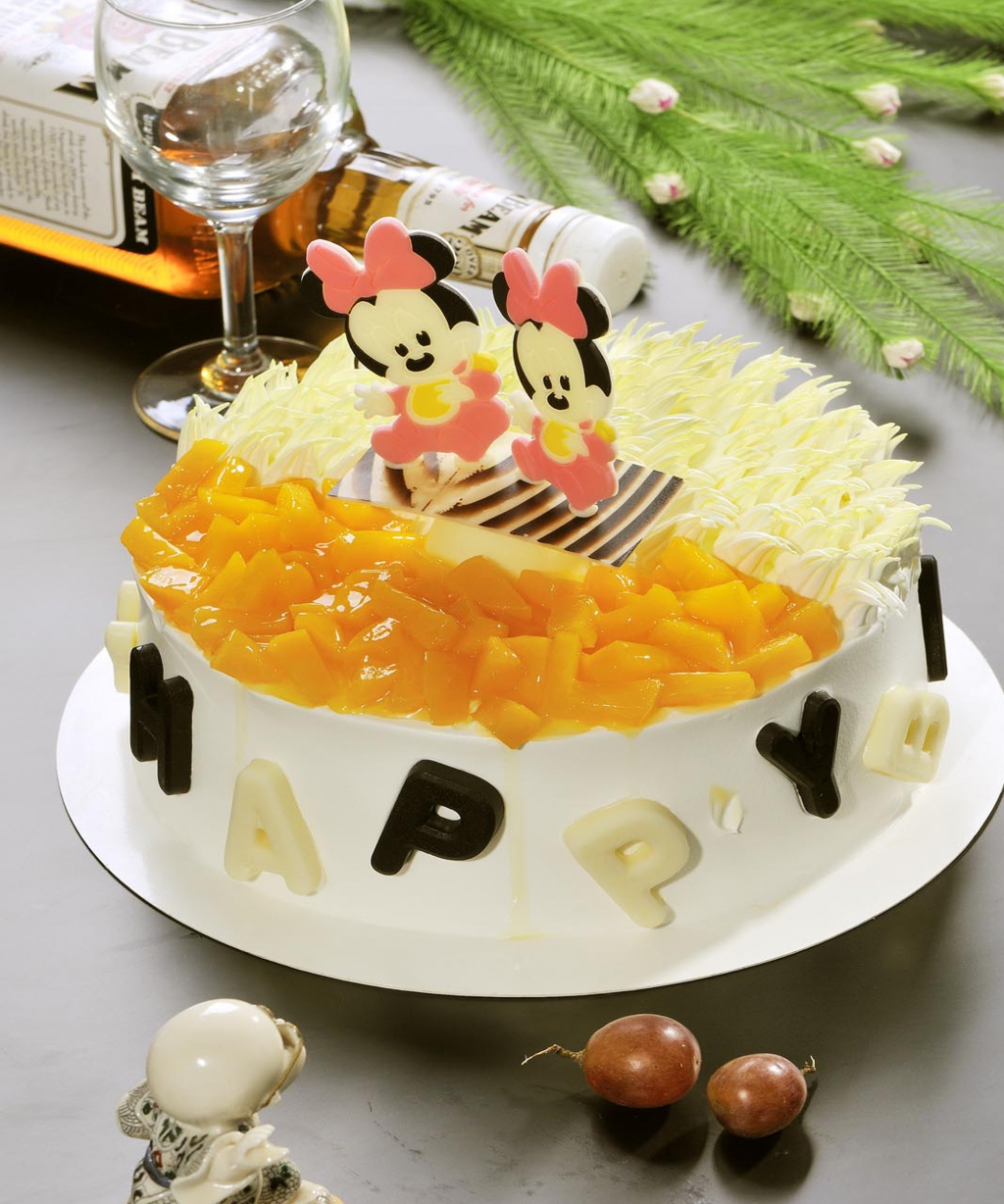 庆祝元旦蛋糕图片,元旦水果蛋糕图片,欢庆元旦蛋糕图片_大山谷图库