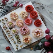 韩式蛋糕裱花作品