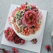 韩式蛋糕裱花作品